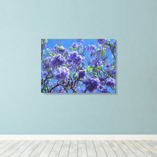 Jacaranda Tree Canvas Afdruk (Insitu (Houten vloer))