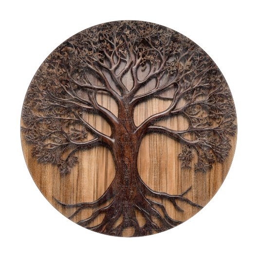 Jacaranda Tree: Natuur kunstenaarschap in hout, Snijplank (Voorkant)