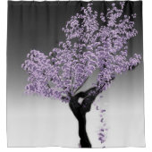 Jacaranda Tree Print Douchegordijn (Voorkant)