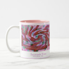 Jacaranda Tree Tweekleurige Koffiemok