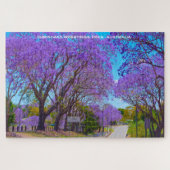 Jacaranda Trees uit Australië Jigzaag Puzzle Legpuzzel (Horizontaal)