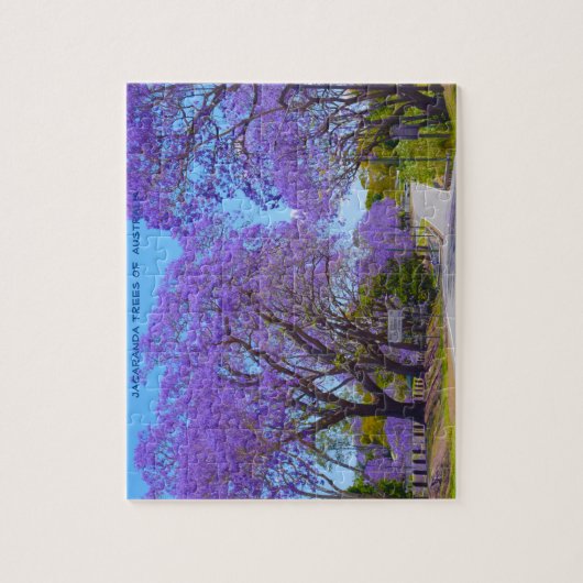 Jacaranda Trees van Australië Legpuzzel (Verticaal)