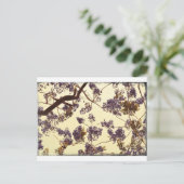 Jacaranda Vintage Briefkaart (Staand voorkant)