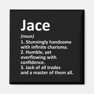 Jace Definitie Persoonlijke Naam Grappige Verjaard Magneet