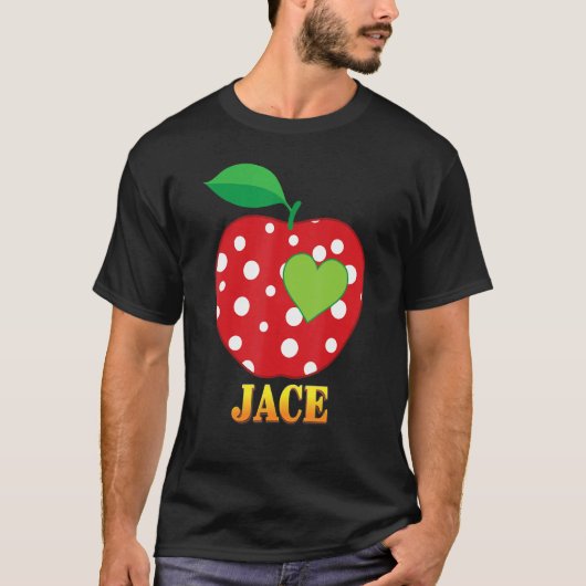 Jace Love School Terug naar School Boy Kind Studen T-shirt (Voorkant)