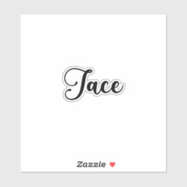 Jace Naam - Handgeschreven kalligrafie Sticker