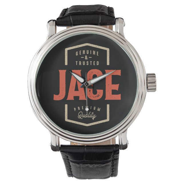 Jace Name Funny Personalized Birthday Jace Horloge (Voorkant)