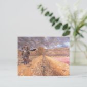 Jacek Malczewski- Saint Agnes Briefkaart (Staand voorkant)