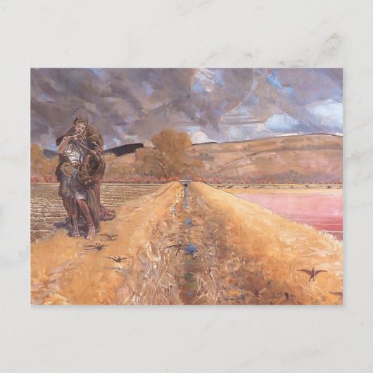 Jacek Malczewski- Saint Agnes Briefkaart (Voorkant)
