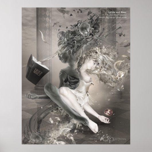 Jachin en Boaz - New age reeks - Poster (Voorkant)