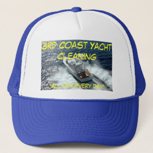 jacht, 3e Coast Yacht Cleaning, "de hele dag... Trucker Pet