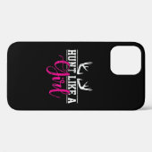 Jacht als een meisje Case-Mate iPhone case (Achterkant (horizontaal))