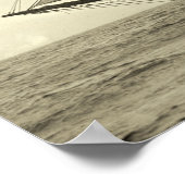 jacht "Amerika" 1910 Poster (Hoek)