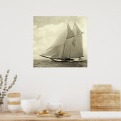 jacht "Amerika" 1910 Poster (Keuken)