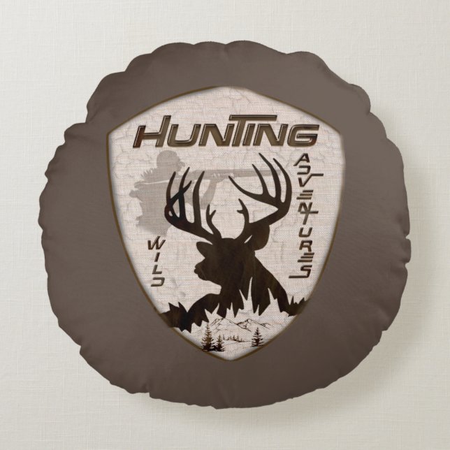 Jacht avonturen Hoogste sneakers Rond Kussen (Voorkant)