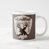 Jacht avonturen vierkante sleutelhanger buitenshui grote koffiekop (Rechts)