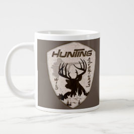 Jacht avonturen vierkante sleutelhanger buitenshui grote koffiekop