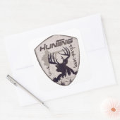 Jacht-avonturen Vierkante Sticker (Envelop)