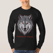 Jacht bij maanlicht t-shirt (Voorkant)