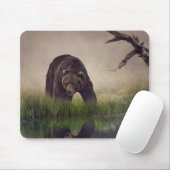 Jacht Bruin Beer Muismat (Met muis)