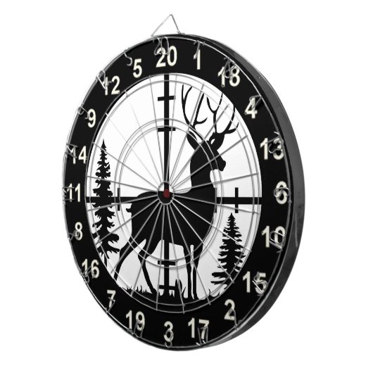 Jacht Buck Standing Dart Board 3 Dartbord (Voorkant Rechts)