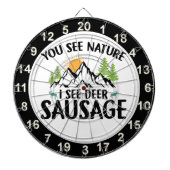 Jacht Buck Standing Dart Board 5 Dartbord (Voorkant)