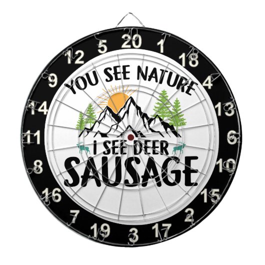 Jacht Buck Standing Dart Board 5 Dartbord (Voorkant)