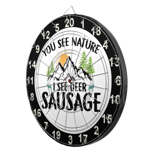 Jacht Buck Standing Dart Board 5 Dartbord (Voorkant Rechts)