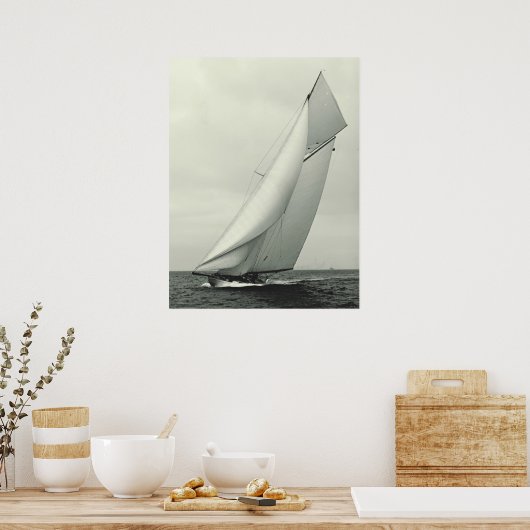 jacht "Columbia" 1901 Poster (Keuken)