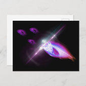 Jacht, diner, röntgenvis 2 briefkaart (Voorkant / Achterkant)