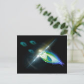 Jacht, diner, röntgenvis 5 briefkaart (Staand voorkant)