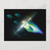 Jacht, diner, röntgenvis 5 briefkaart (Voorkant)