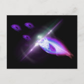 Jacht, diner, röntgenvis 6 briefkaart (Voorkant)