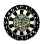 Jacht Ducks Rustieke Wall Art Dartbord (Voorkant)