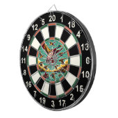 Jacht Ducks Rustieke Wall Art Dartbord (Voorkant Rechts)