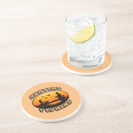 Jacht en Vist buitenshuis Pillow Beverage Coaster Zandsteen Onderzetter