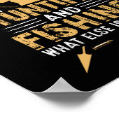 Jacht en Vist wat er anders is Poster (Hoek)