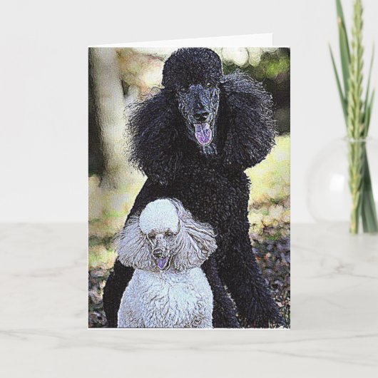 Jacht en Vriend Kaart (Voorkant)