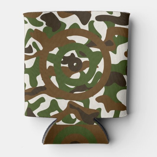 Jacht Gevist Outdoor Sportman Camouflage Foam Blikjeskoeler (Voorkant)