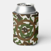 Jacht Gevist Outdoor Sportman Camouflage Foam Blikjeskoeler (Blikje Achterkant)