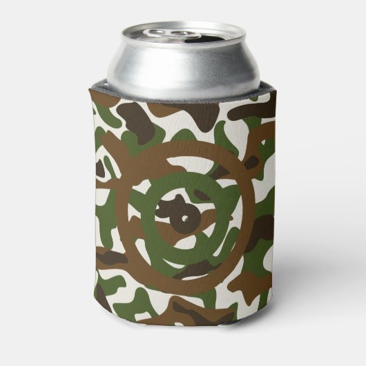 Jacht Gevist Outdoor Sportman Camouflage Foam Blikjeskoeler (Blikje Achterkant)