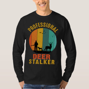Jacht Hert Stalker Vader Jacht Vergunning Jagen T-shirt