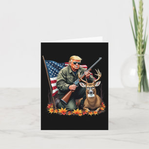 Jacht herten seizoen Trump USA Vlag Camoufl Kaart