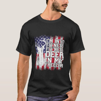 Jacht Ik ben in fitness pasvorm Herten in mijn vri T-shirt