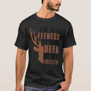 Jacht Ik In Fitness Herten Diepvriezer Grappige Ja T-shirt