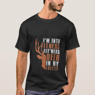 Jacht Ik In Fitness Herten Diepvriezer Grappige Ja T-shirt