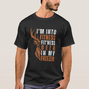 Jacht Ik In Fitness Herten Diepvriezer Grappige Ja T-shirt
