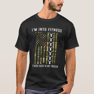 Jacht Ik In Fitness Herten Diepvriezer Grappige Ja T-shirt