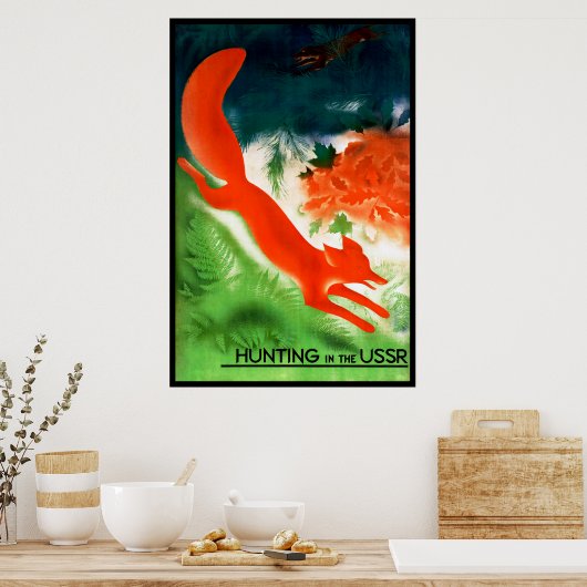 Jacht in de USSR Poster (Keuken)