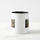 Jacht in het bos van Fontainebleau Mok (Midden)